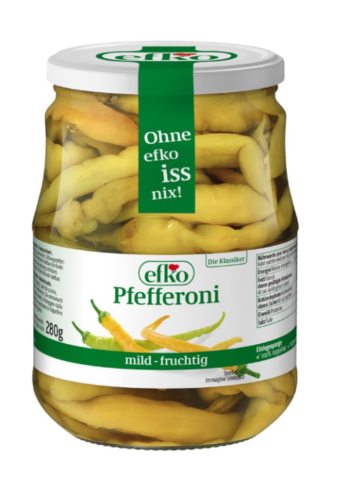 efko Pfefferoni mild 600g