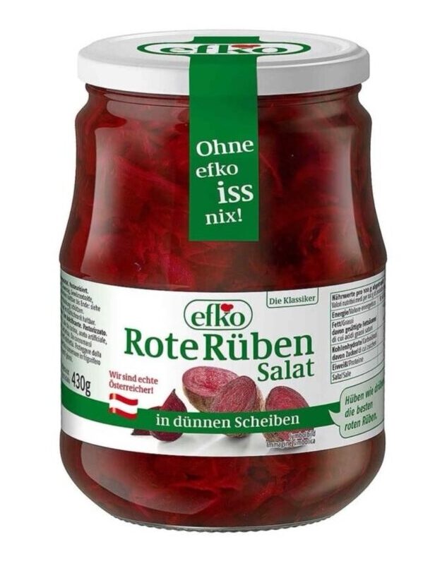 efko Rote Rüben Salat in Scheiben 670 g