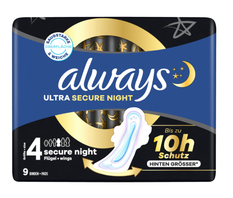 Always Binde Night 9 stk