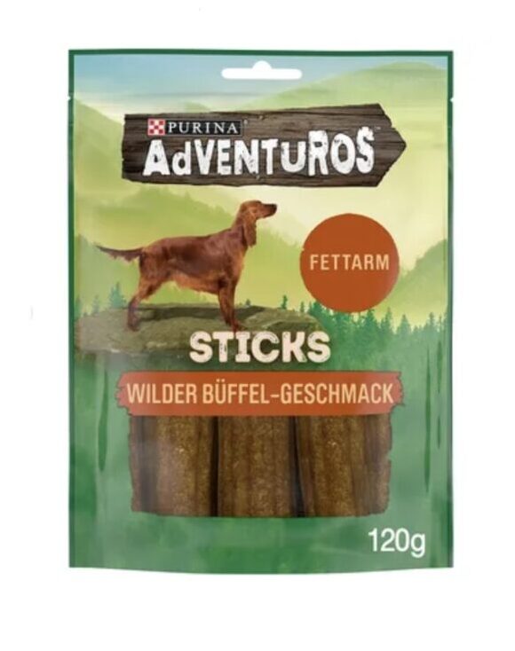 Adventuros Sticks Büffel 120 g