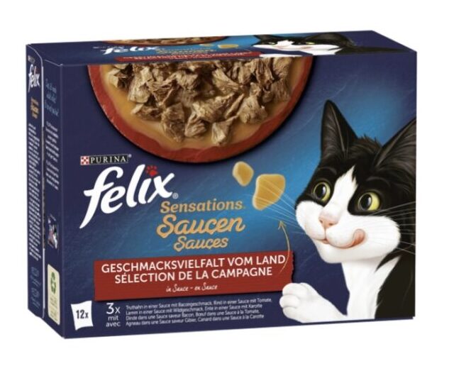 Felix Sensations Saucen Fleisch 12er