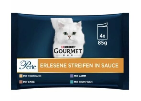 Gourmet Perle Erlesene Streifen 4x85g
