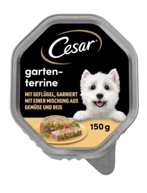 Cesar Garten-Terrine mit Geflügel & buntem Gemüse 150 g