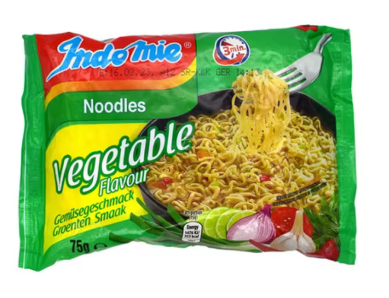 Indomie Instant Noodles Vegetable Flavour 75g