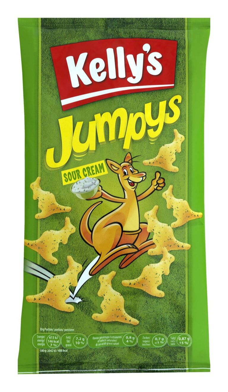 Kelly’s Jumpys Sour Cream 75g