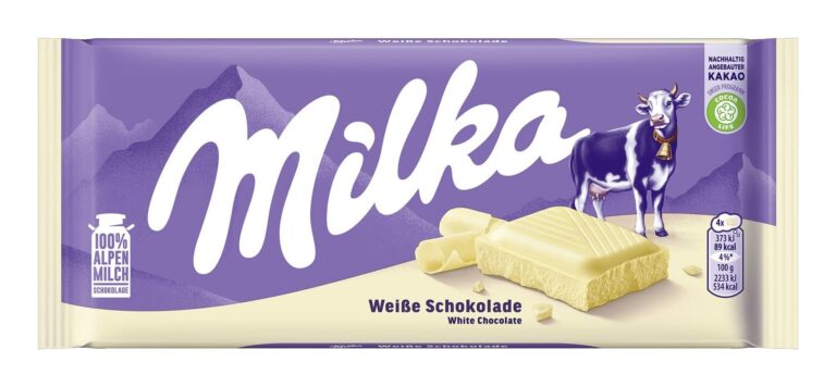 Milka Weiße Schokolade 90g