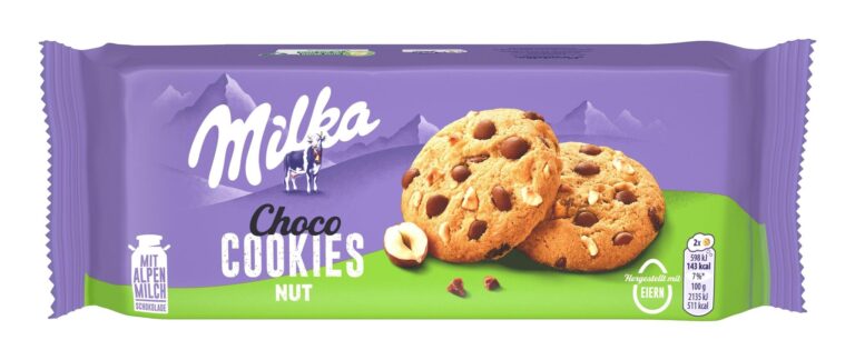 Milka Choco Cookie Nuts 168g