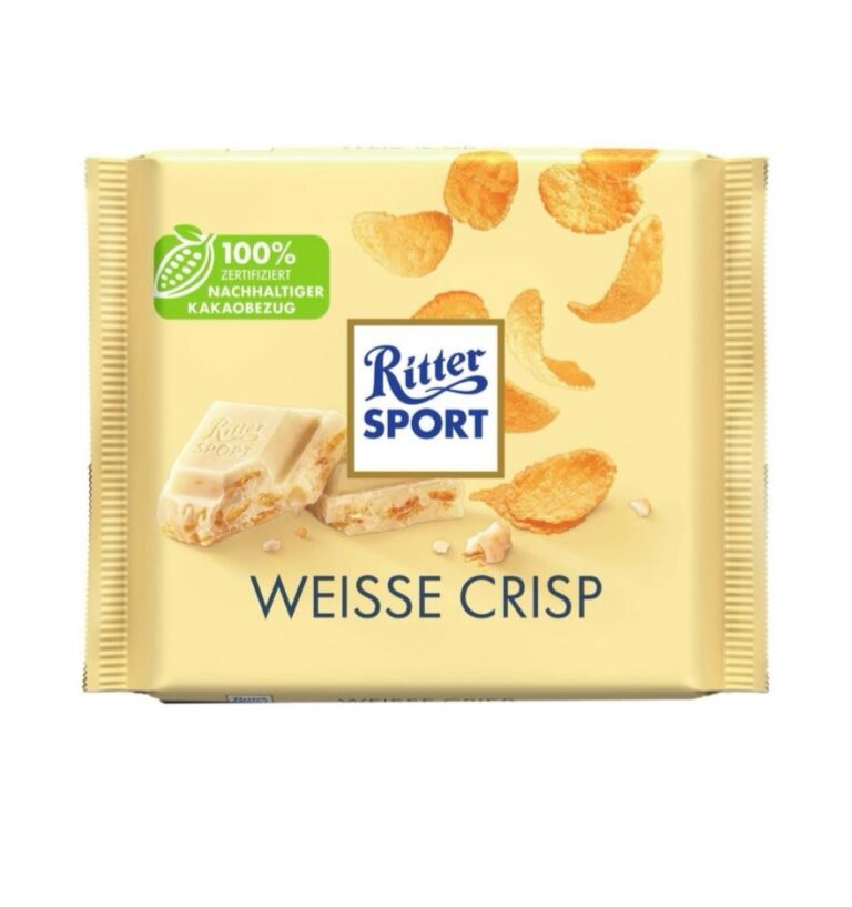 Ritter Sport Schokolade Bunte Vielfalt Weiß-Crisp 100g
