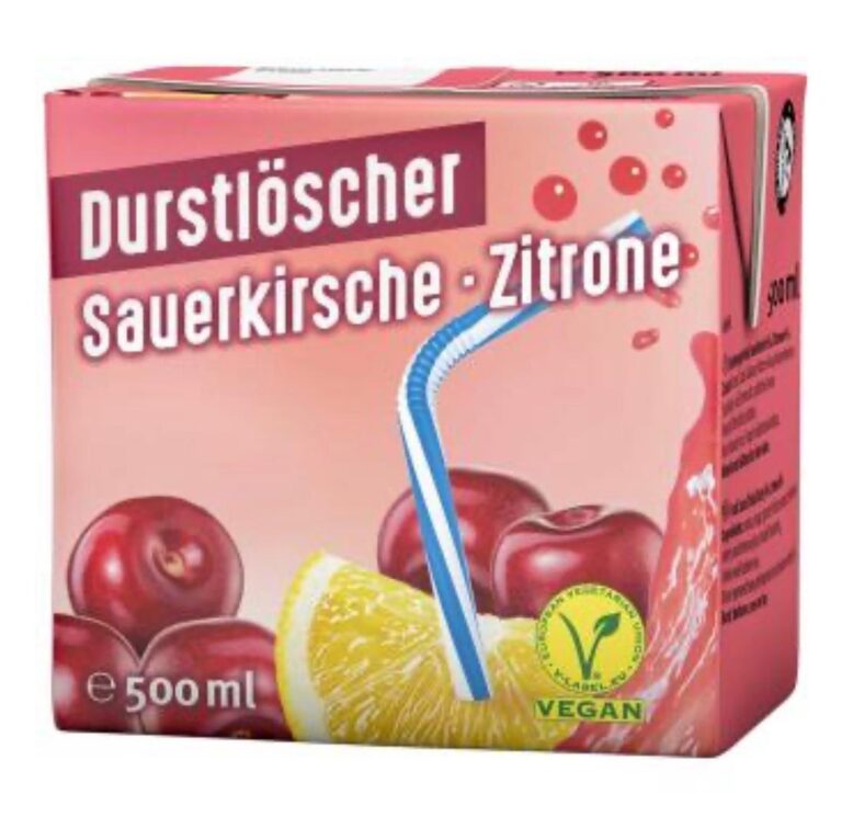 Durstlöscher Sauerkirsche-Zitrone 0,5 L