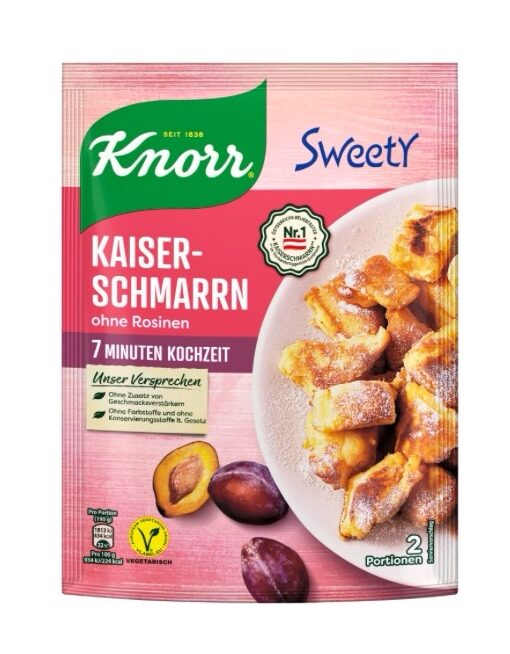 Knorr Sweety Kaiserschmarrn ohne Rosinen 1 Packung